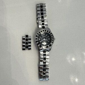 Dior Black Sapphire & Diamond Watch